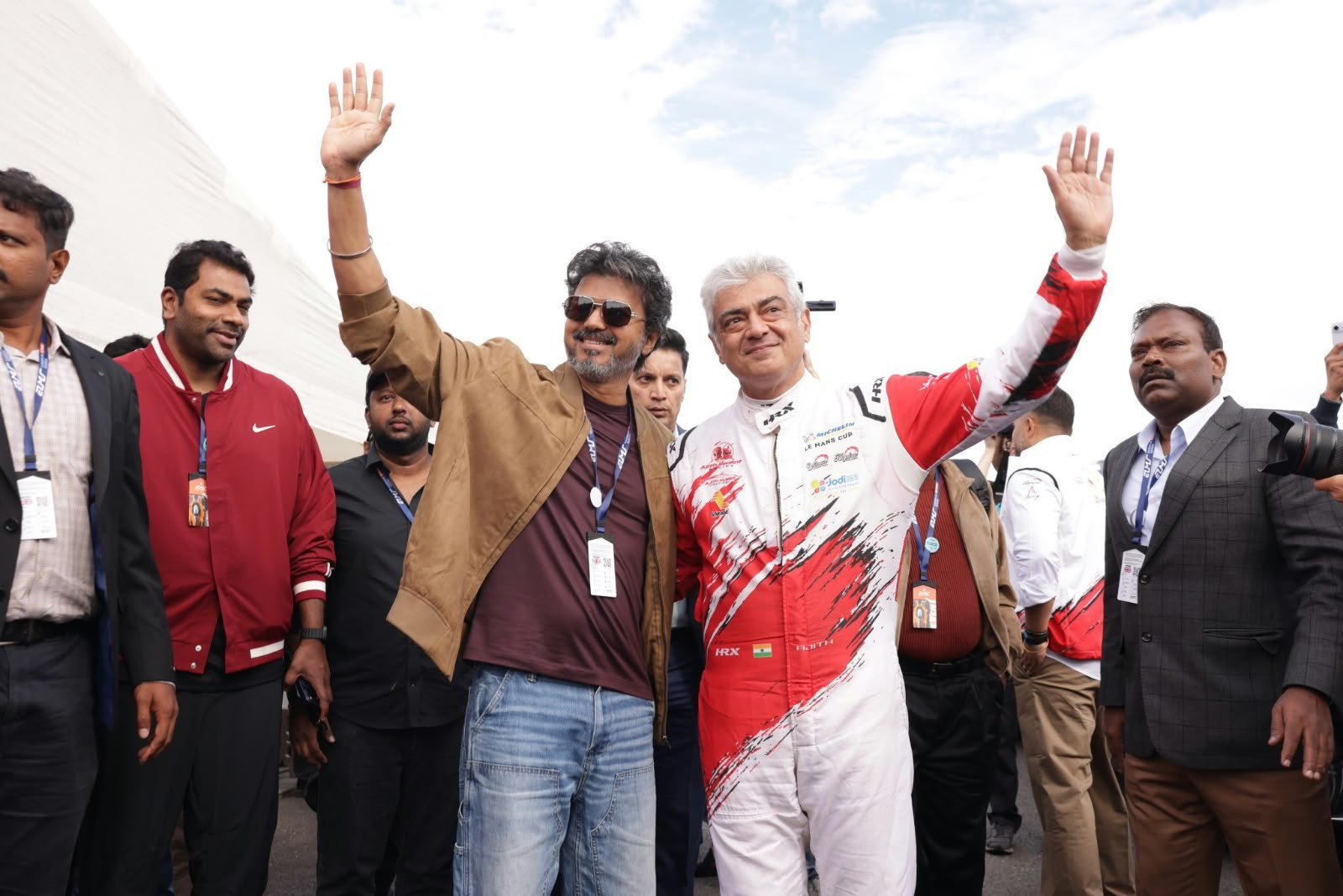 CM Vijay Runs to Hug Ajith at Silverstone: Heartwarming Moment Goes Viral